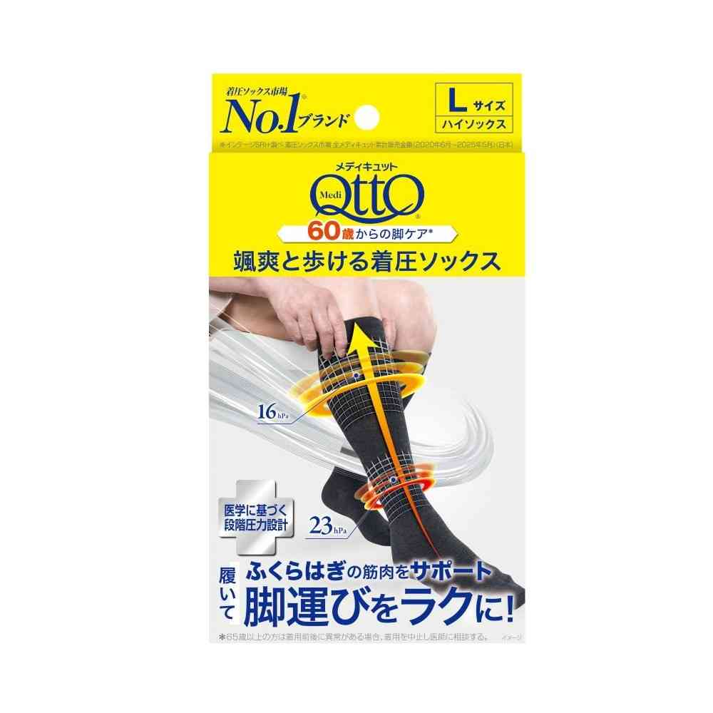 Reckitt Benckiser Japan MediQttO Compression Socks L Size