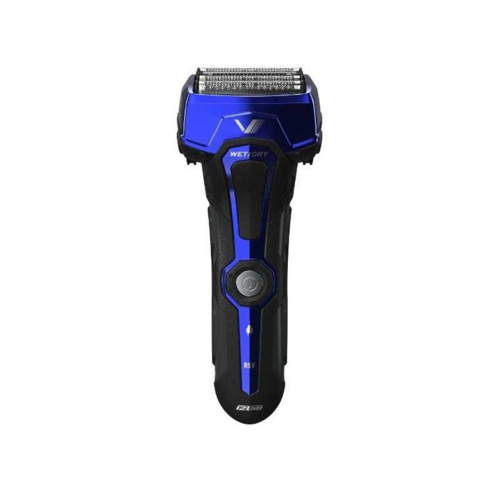 Maxell Rechargeable Foil Shaver Waterproof 4-Blade Deep Sea Blue IZF-V743R-A