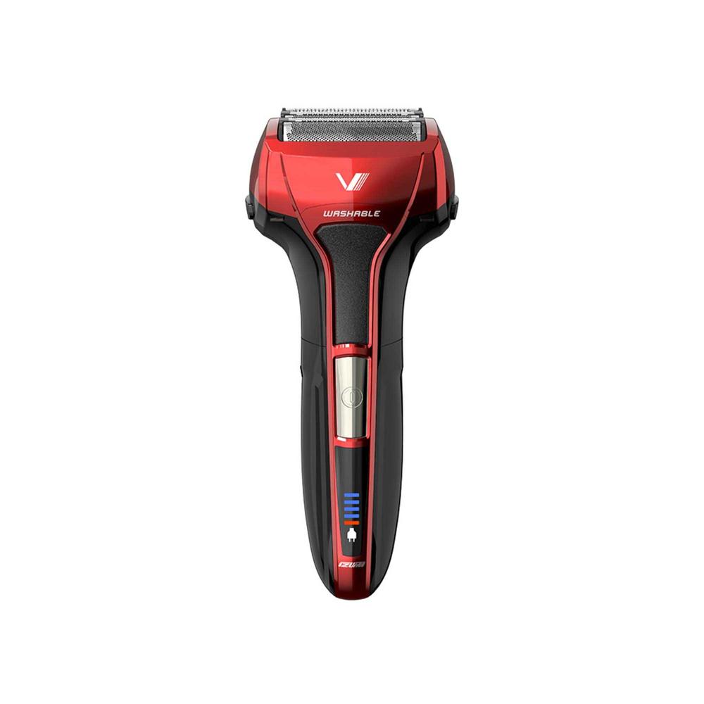 Maxell Rechargeable Foil Shaver 5-Blade USB Washable Red IZF-V553W-R