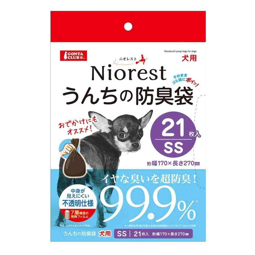 Marukan NioRest Odor-Blocking Bags SS for Dogs (21 sheets)