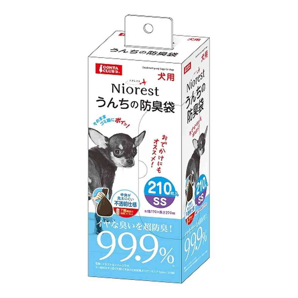 Marukan NioRest Odor-Blocking Bags SS for Dogs (210 sheets)