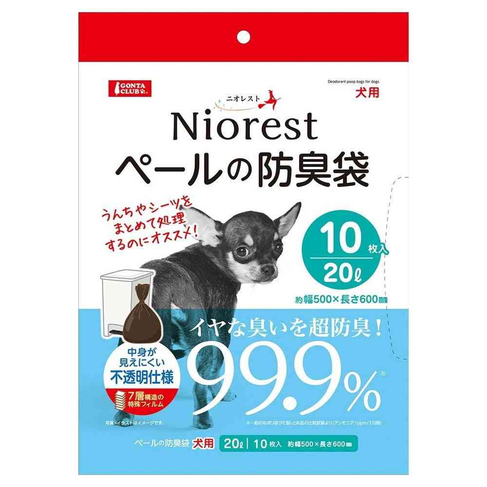 Marukan NioRest Odor-Blocking Bags 20L for Dogs (10 sheets)