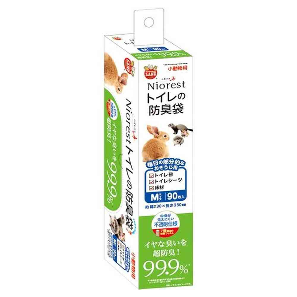 Marukan NioRest Odor-Blocking Bags M for Small Animals (90 sheets)