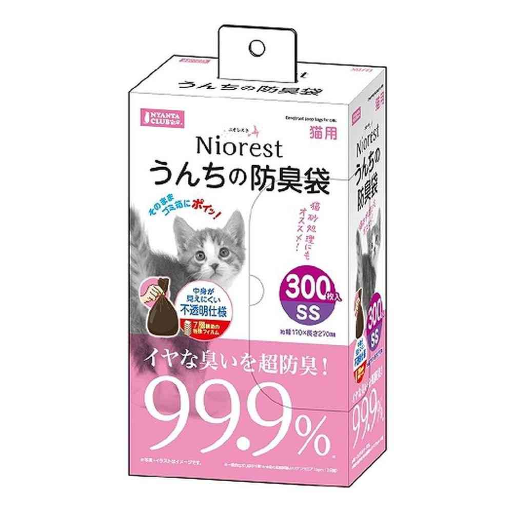 Marukan NioRest Odor-Blocking Bags SS for Cats (300 sheets)