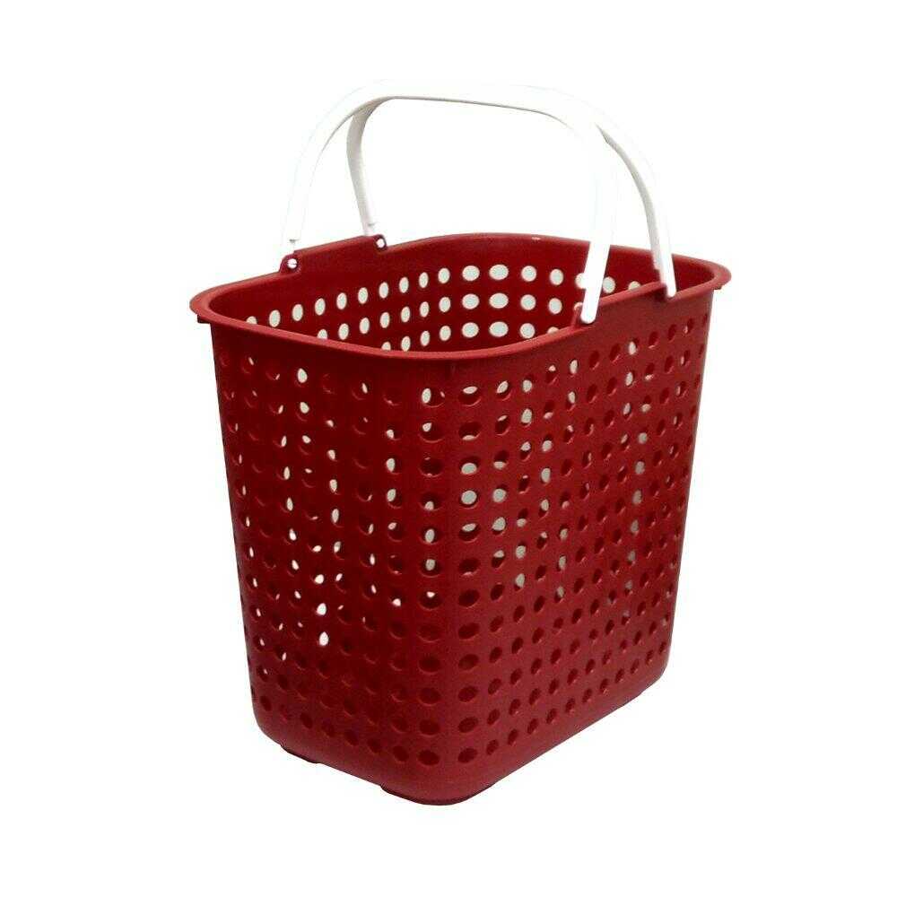 Heiwa Kogyo Dot Basket Deep Red