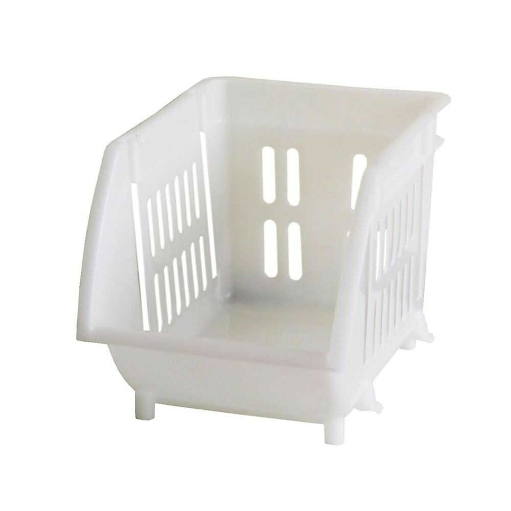 Heiwa Kogyo Stacking Basket Slim White