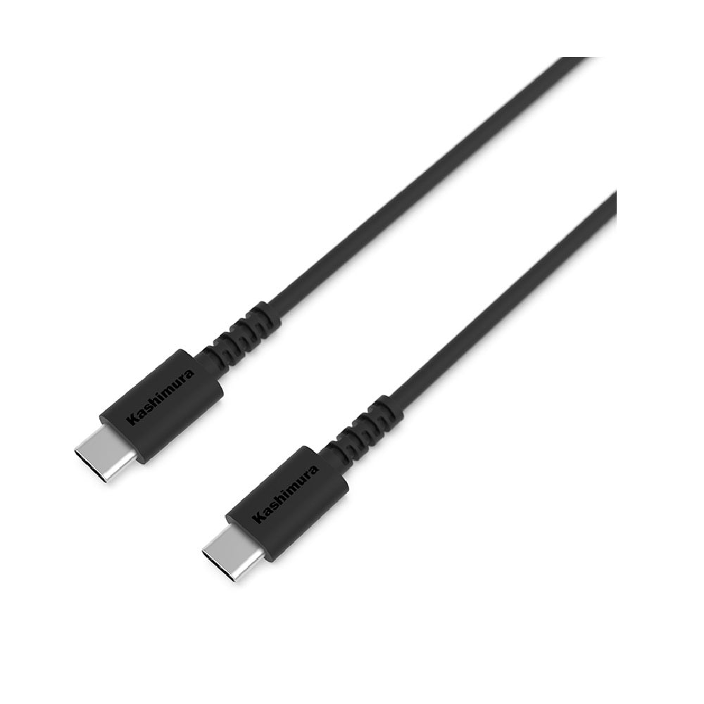 Kashimura USB Charging & Sync Cable 1.2m C-C BK AJ635