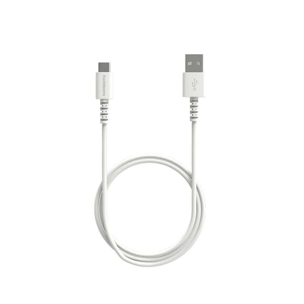 Kashimura USB Charging & Sync Cable 50cm A-C WH AJ-639 (1 piece)