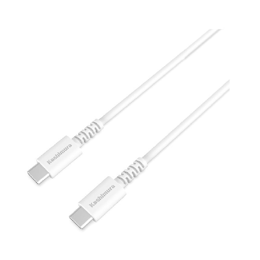 Kashimura USB Charging & Sync Cable 2m C-C WH AJ644