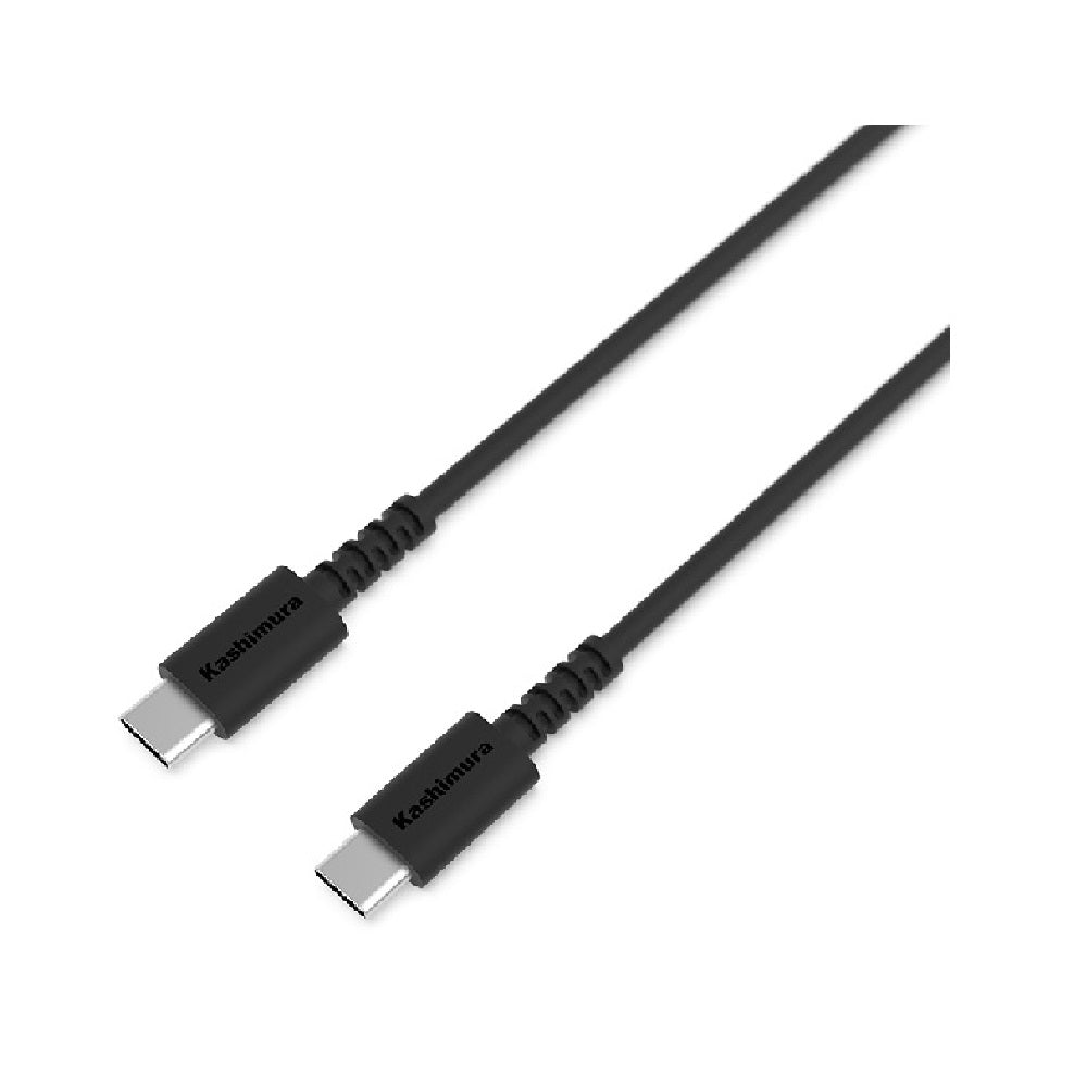 Kashimura USB Charging & Sync C-C Cable 2m BK AJ645