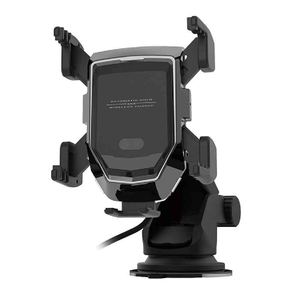 Kashimura Automatic Opening and Closing Wireless Charging Holder 4 Arms with Suction Mount KW55