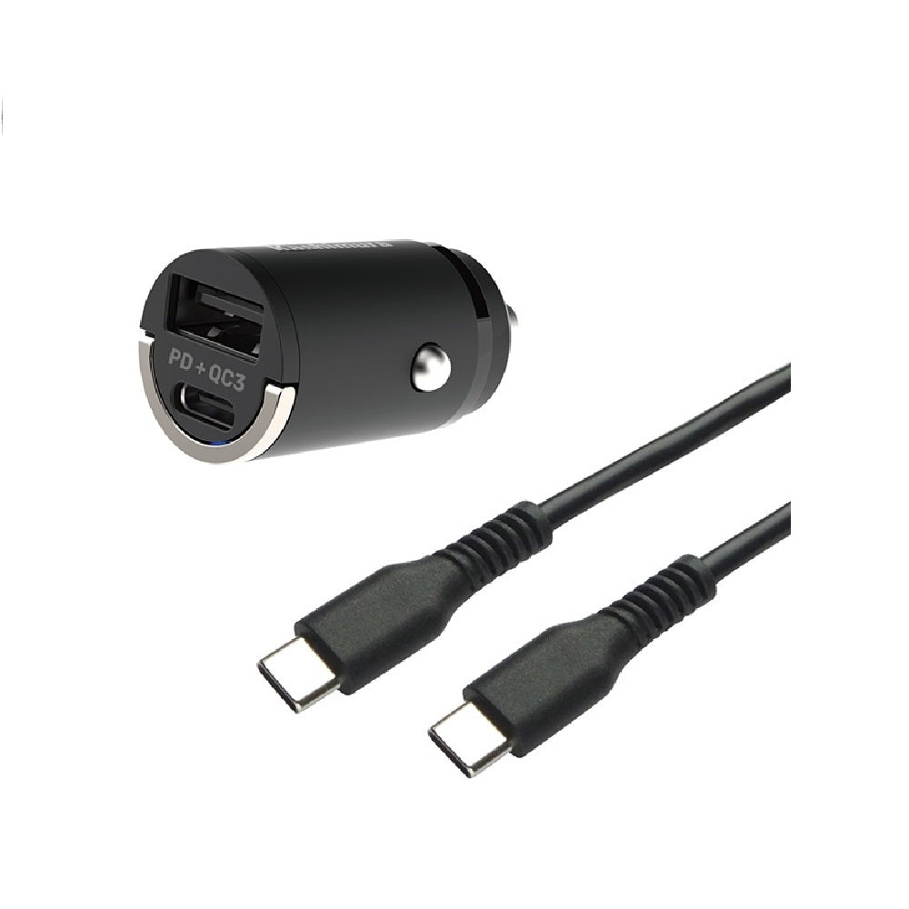 Kashimura DC-PD20W 2-Port QC3 Auto Detection C-C Cable DC042