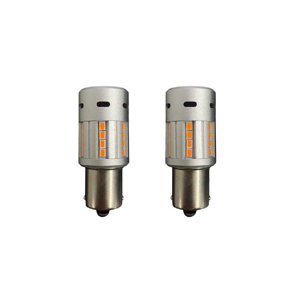 Kashimura LED Turn Signal Bulb S25 Pin Angle 150° NB038 (2-Pack)