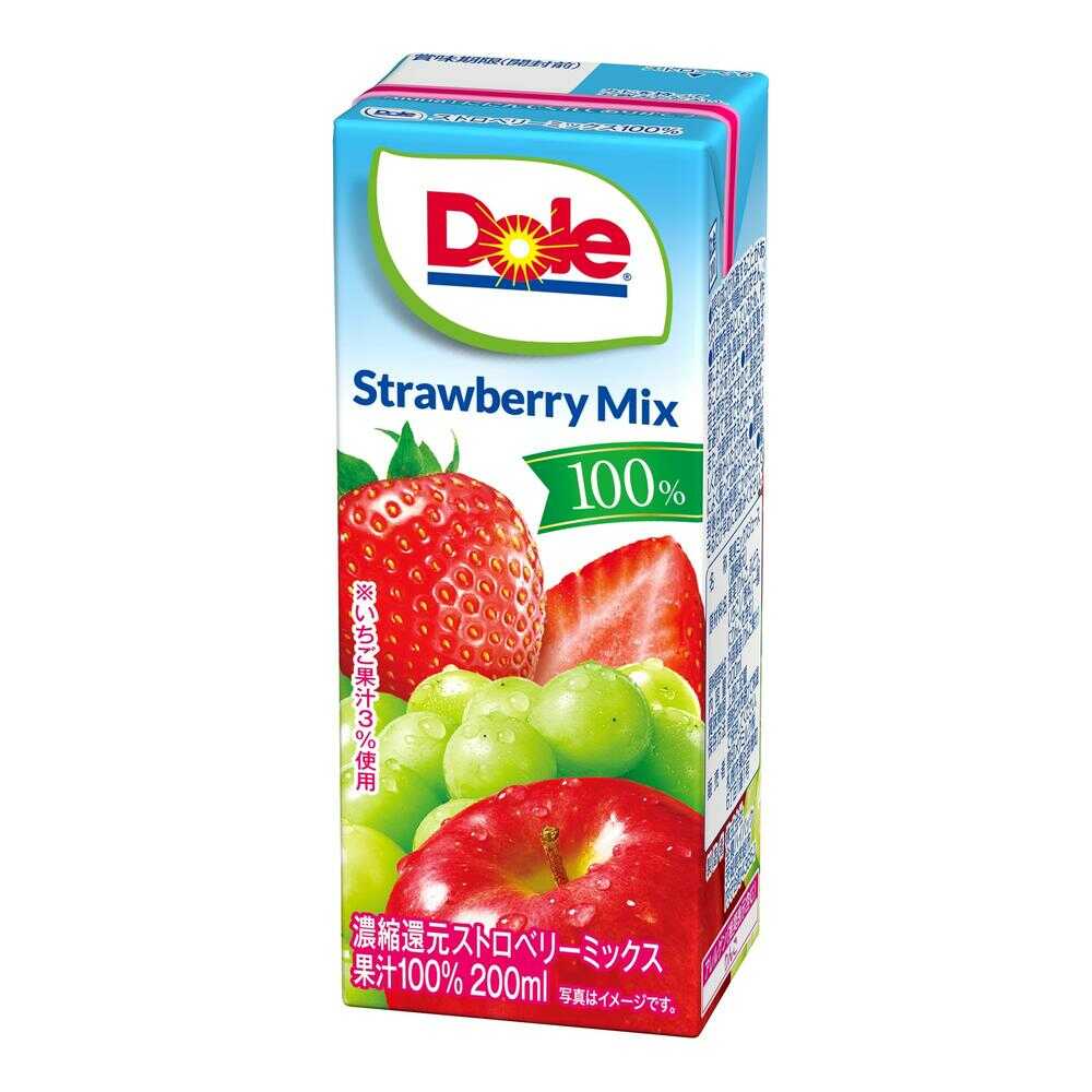 Snow Brand Megmilk Dole Strawberry Mix (200ml)