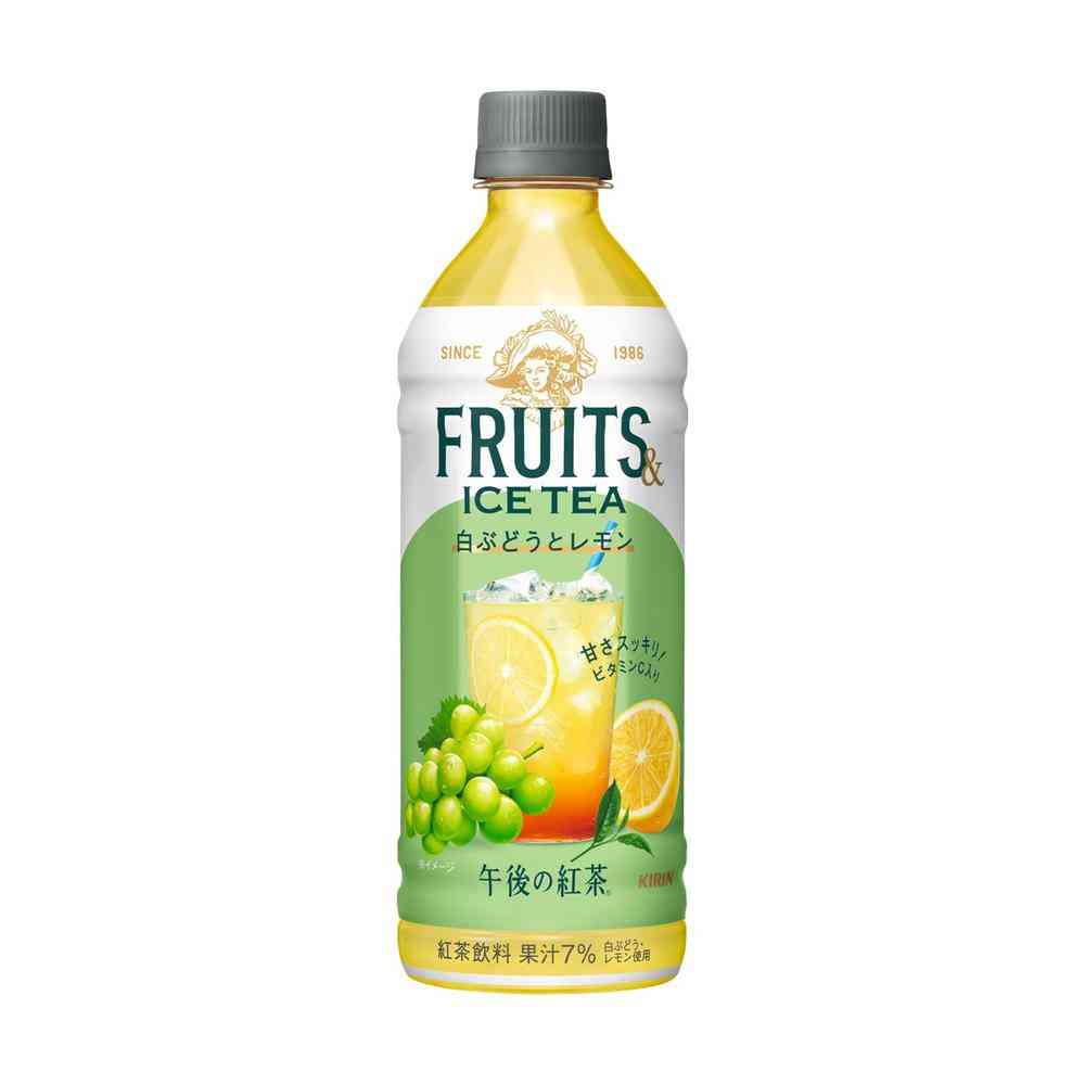 Kirin Afternoon Tea FRUITS & ICE TEA White Grape and Lemon 500ml