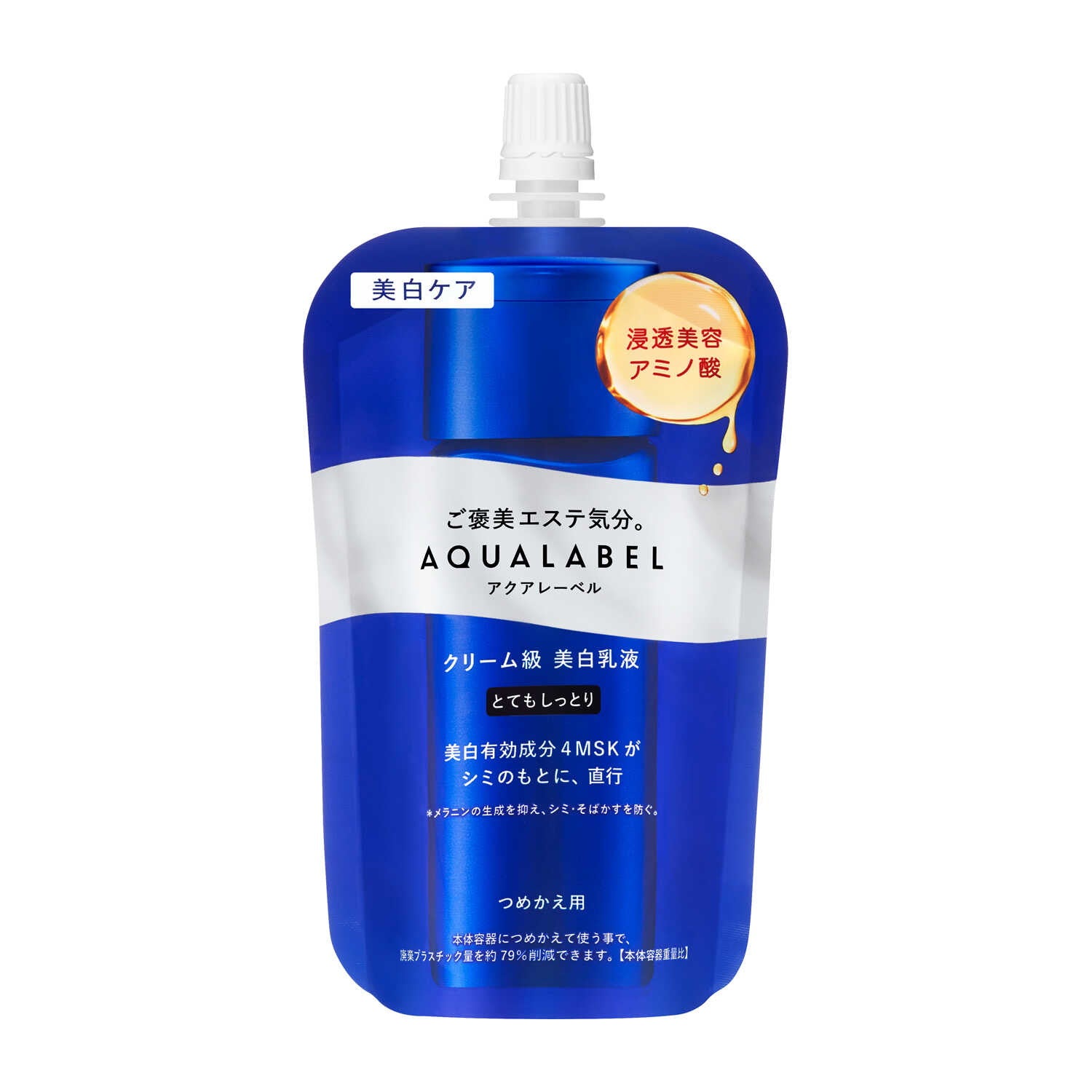 Shiseido Aqua Label Treatment Milk Brightening Very Moist Refill 110ml