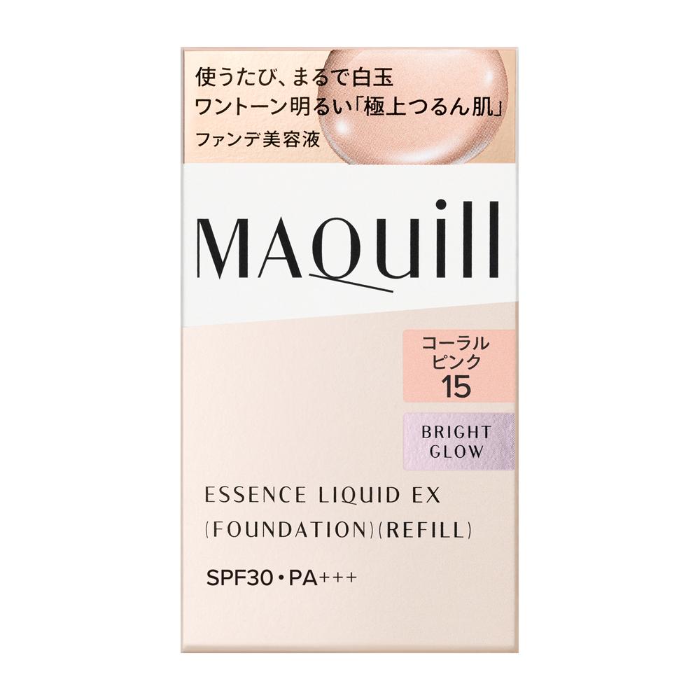Shiseido Maquillage Essence Liquid EX Bright Glow Coral Pink 15 Refill 24mL