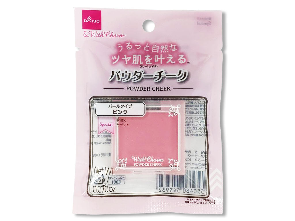 &. With Charm Powder Cheek - Pink