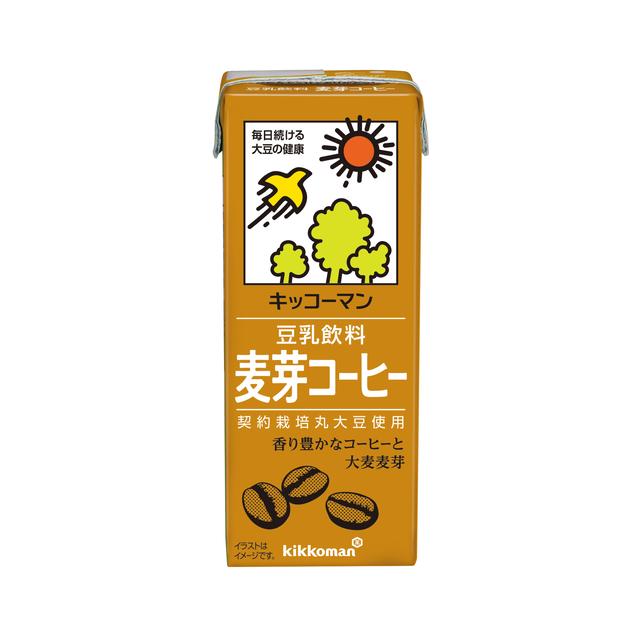 Kikkoman Soy Milk Drink Malt Coffee 200ml