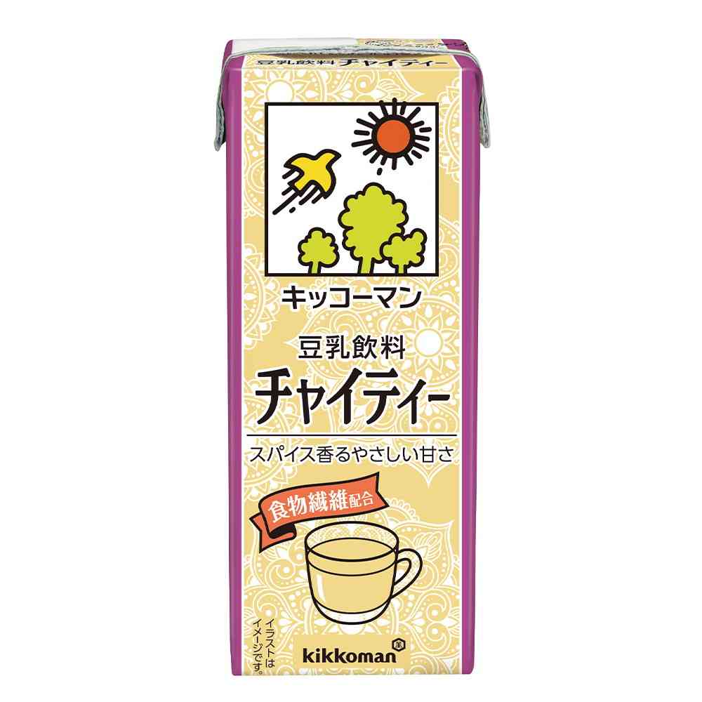 Kikkoman Soy Milk Drink Chai Tea 200ml