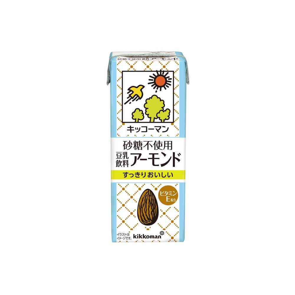 Kikkoman Sugar-Free Soy Milk Drink Almond 200ml