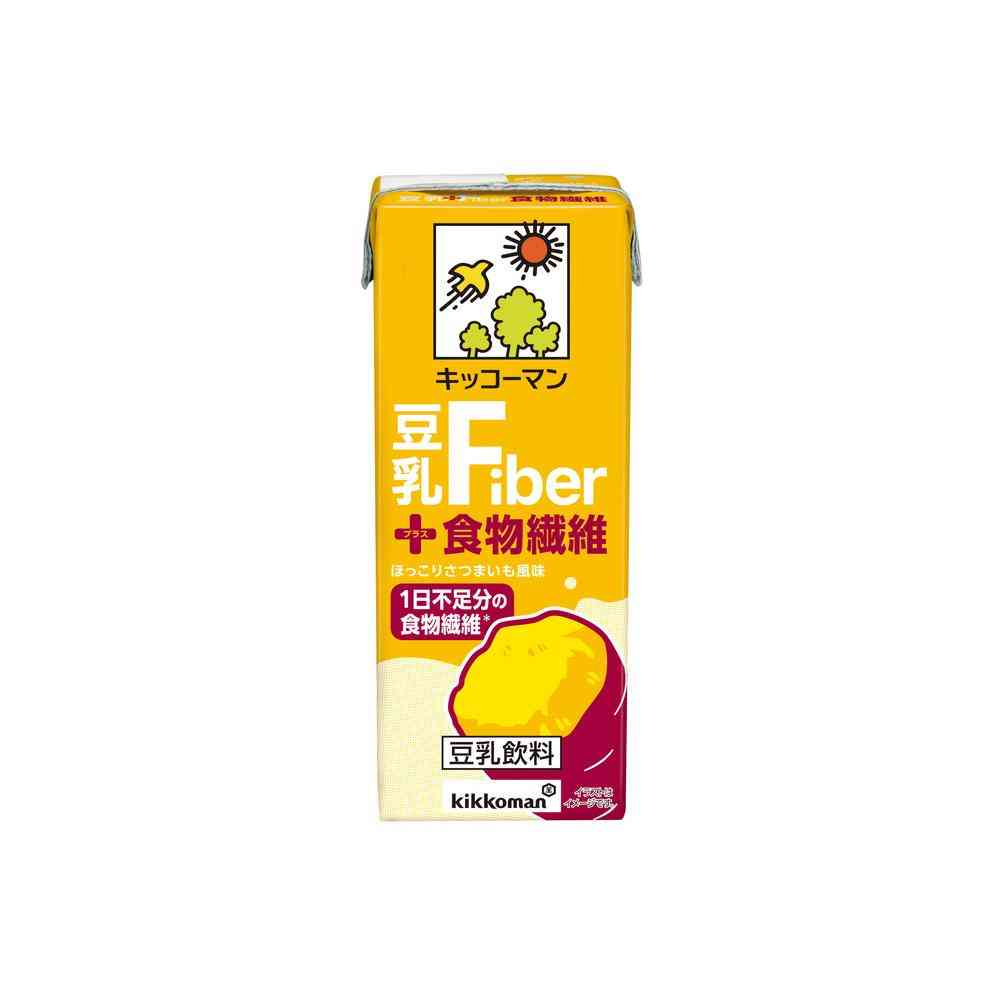 Kikkoman Soy Milk + Dietary Fiber 200ml