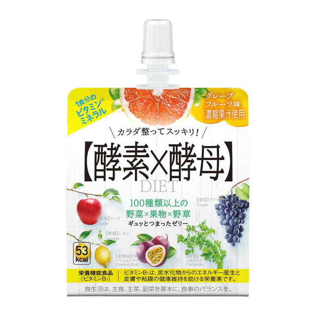 Yeast Enzyme Diet Jelly Grapefruit Flavor 150g