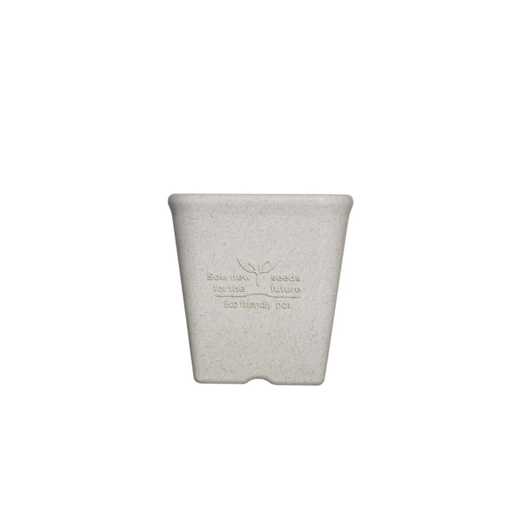welzo Momikku Square Pot White 12