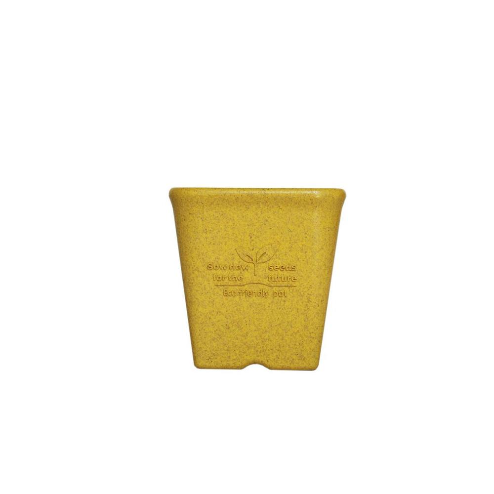 welzo Momikku Square Pot Yellow 12