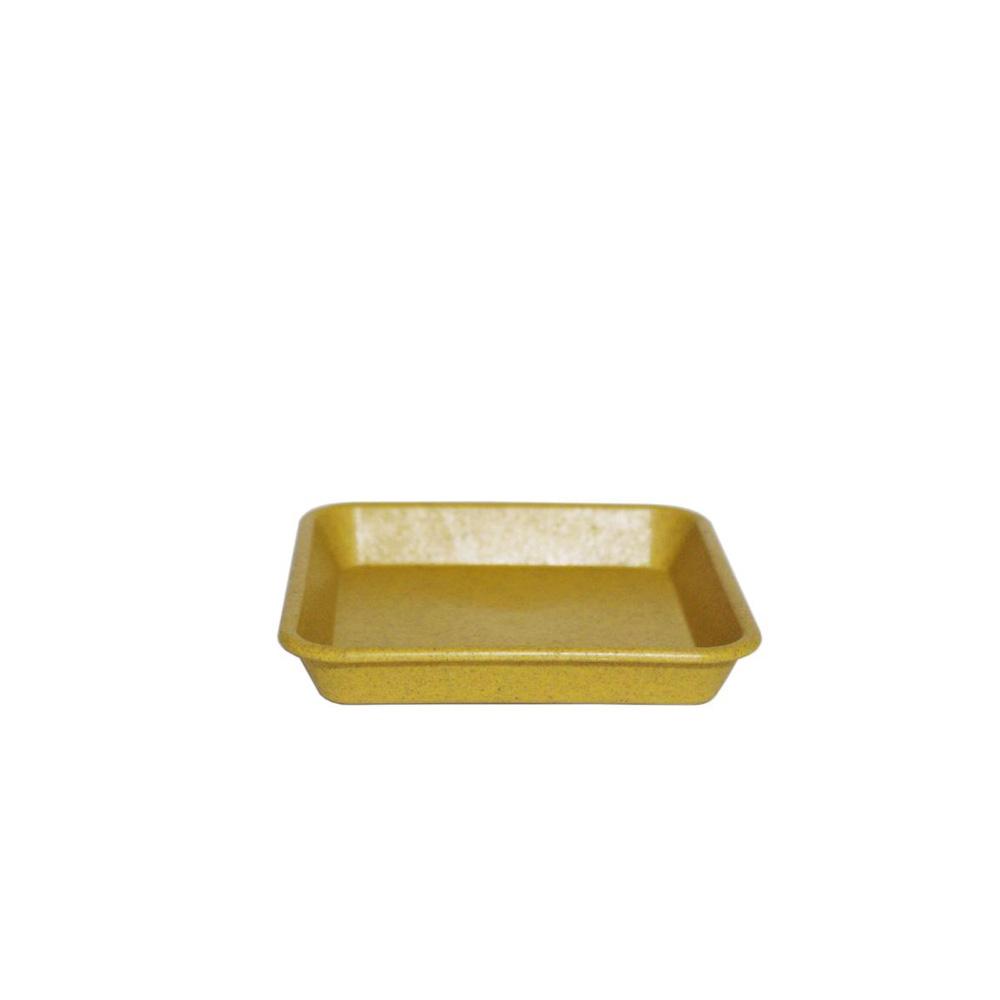 welzo Momikku Square Plate Yellow 12