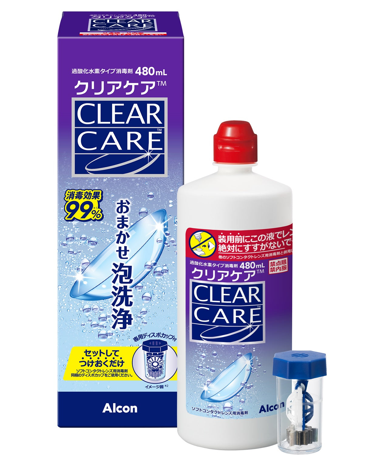 [Quasi-Drug] Alcon Clear Care 480ml