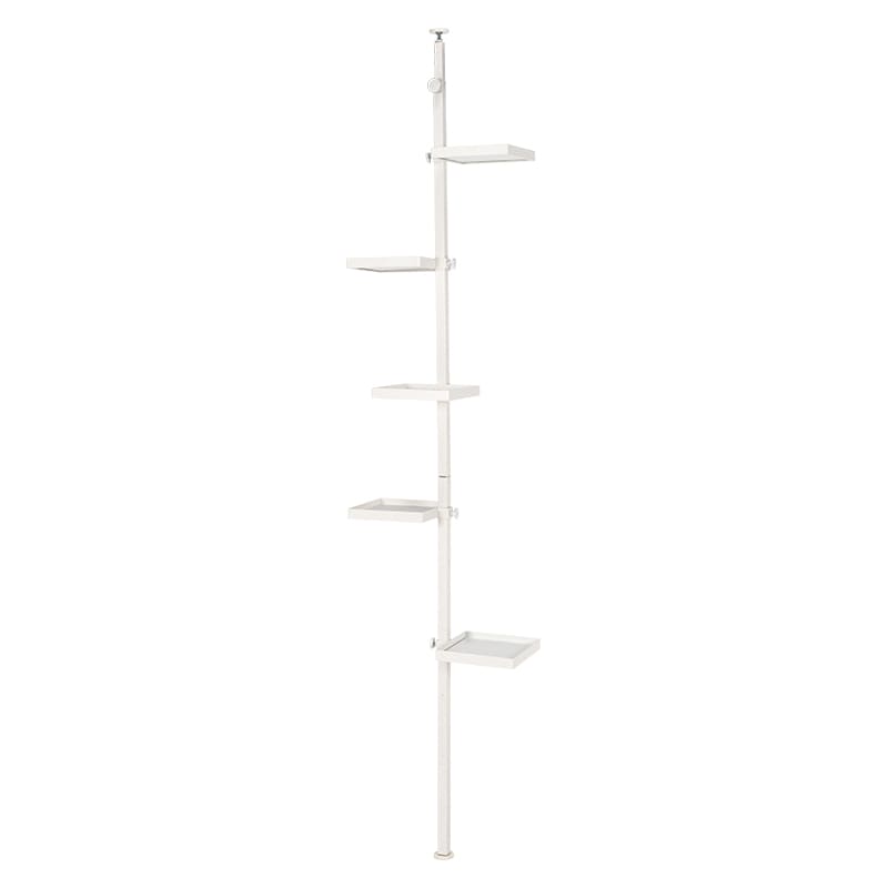 Tension Rod & Parts 6-Piece Set (Square) KTR-3117-WH