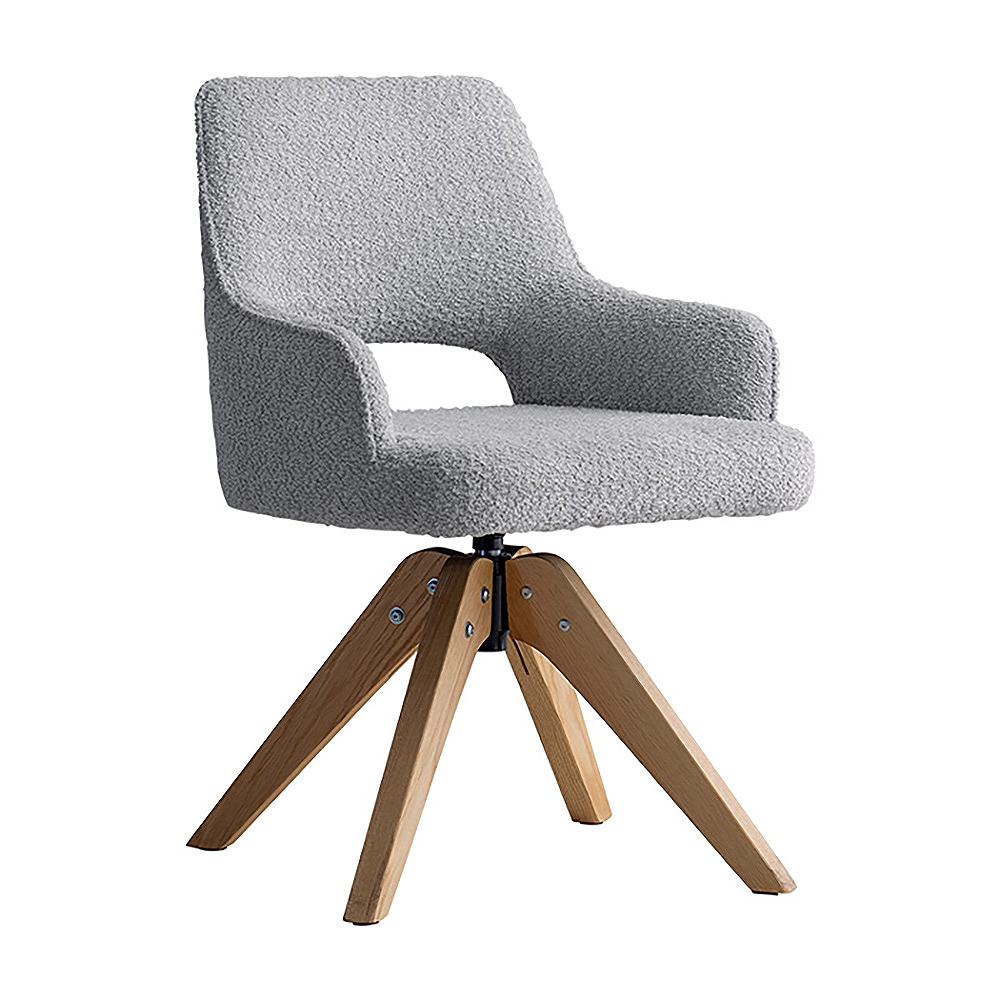 Rotating Dining Chair Oria Set of 1 CH-C5686-1 Gray