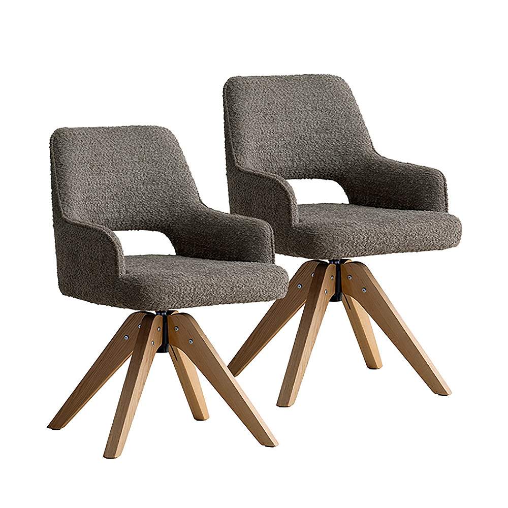 Rotating Dining Chair Oria Set of 2 CH-C5686-2 Brown
