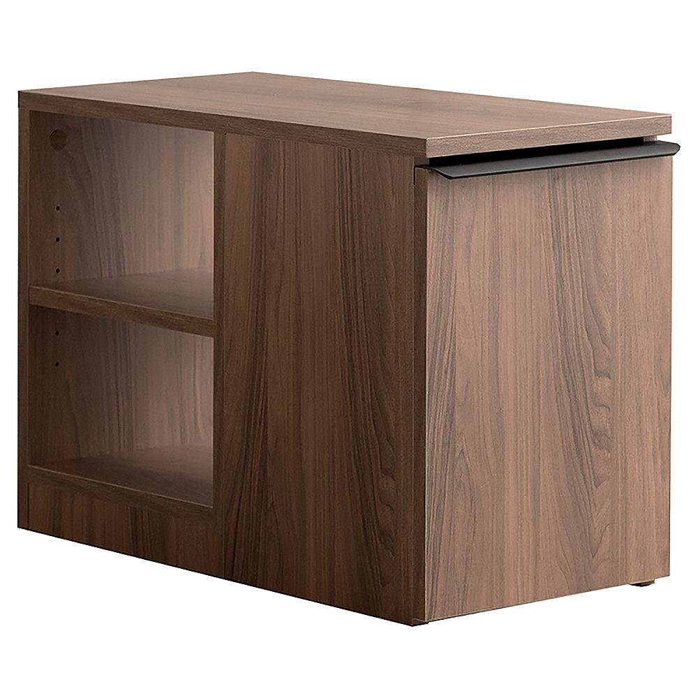Side Table with Trash Bin NotT DB-3065 Brown