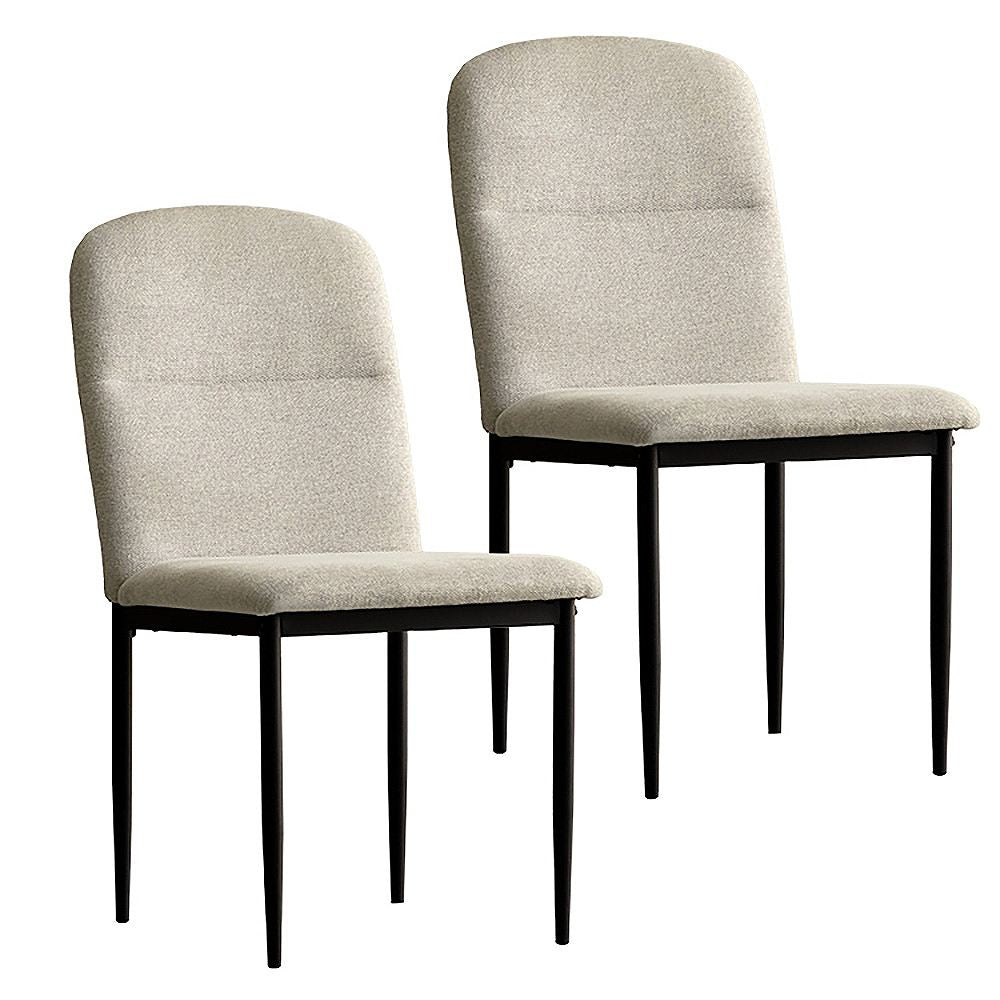 Dining Chair Panola Set of 2 CH-N5787-2 Beige