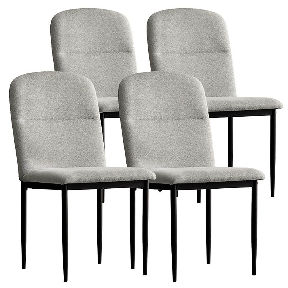 Dining Chair Panola Set of 4 CH-N5787-4 Light Gray