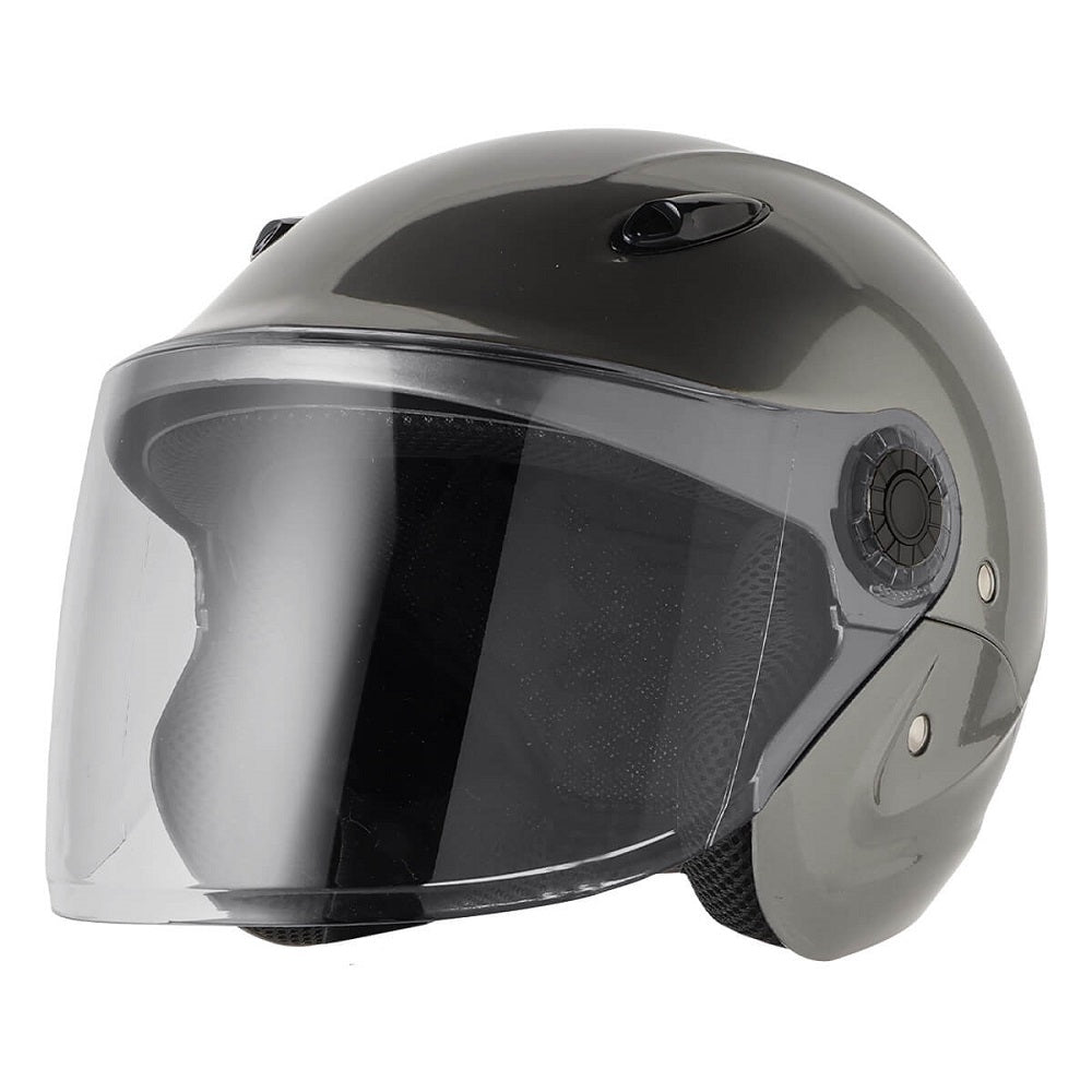 Ishino Shokai Semi-Jet Helmet XL Titanium Silver ISN21104TISV