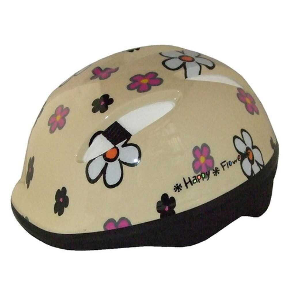 Ishino Shokai CH1 Kids Helmet Flower / Ivory CH1HF