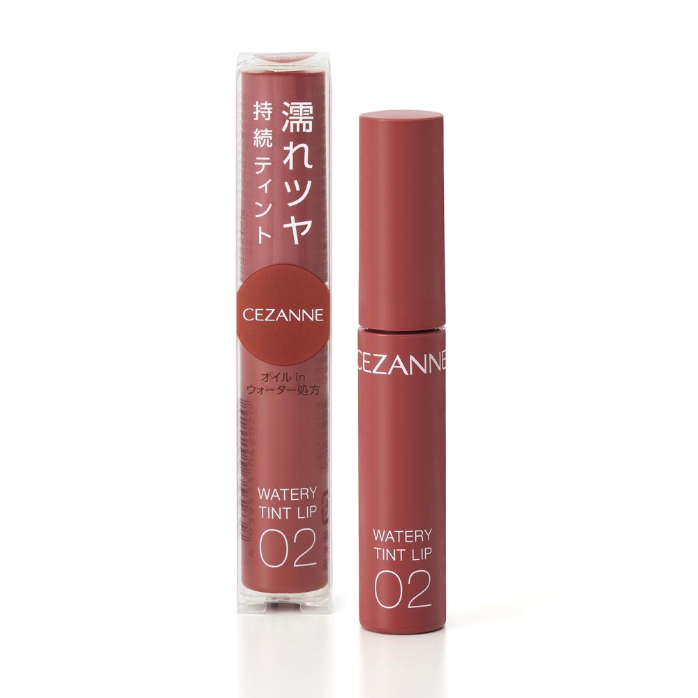 Cezanne Watery Tint Lip 02 Coral Red 4.0g