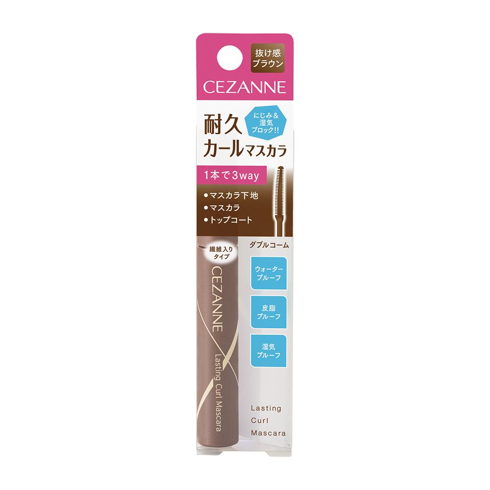 Cezanne Long-Lasting Curl Mascara 02 Brown 5.0g