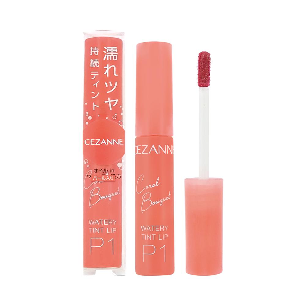 Cezanne Watery Tint Lip P1 Coral Bouquet 4.0g