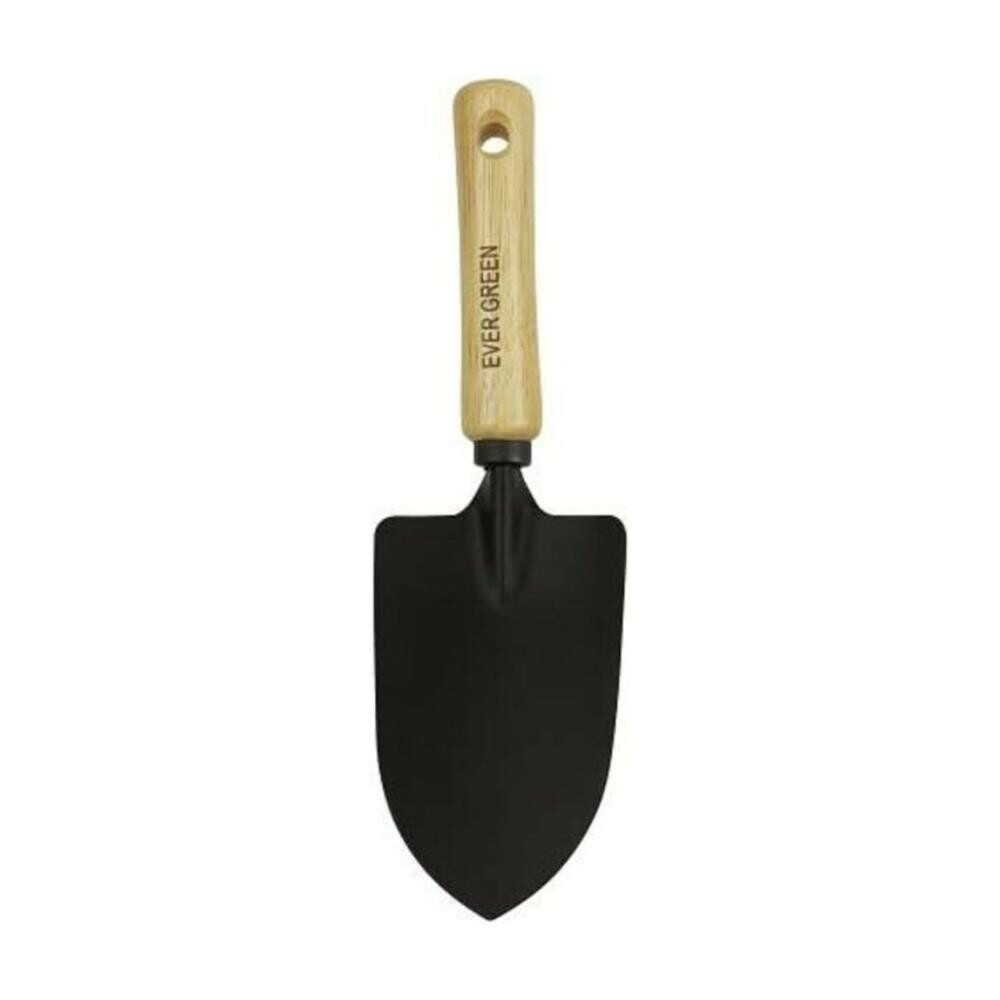 Daisin Wooden Handle Shovel Black