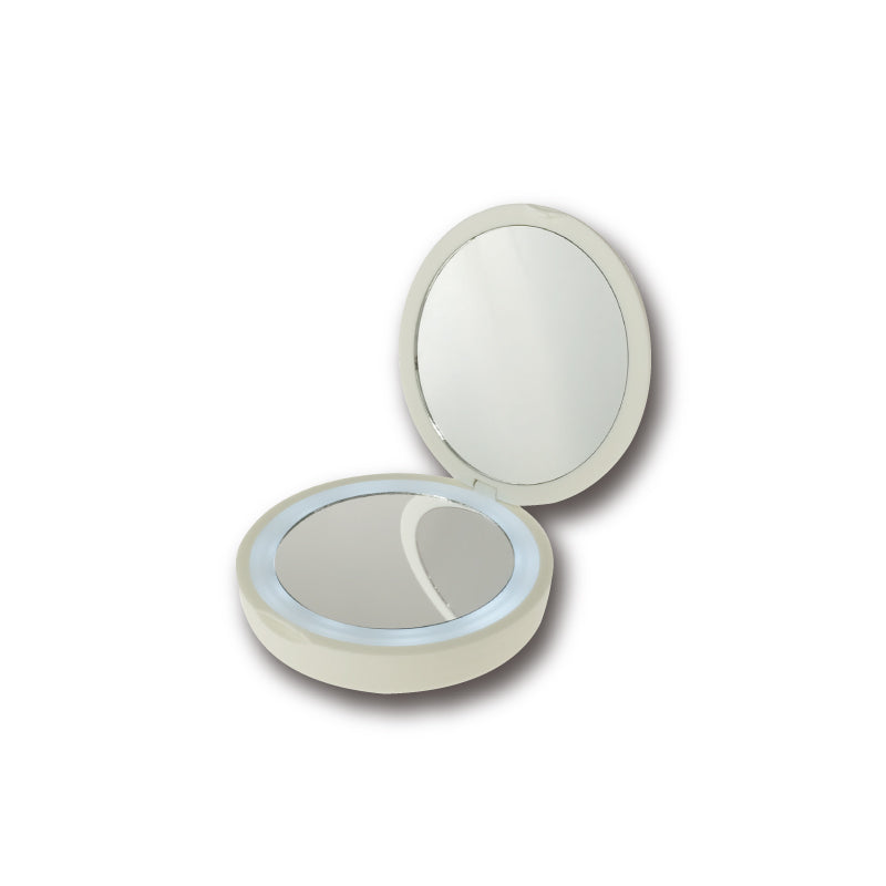 LED Compact Mirror with Light (Round)