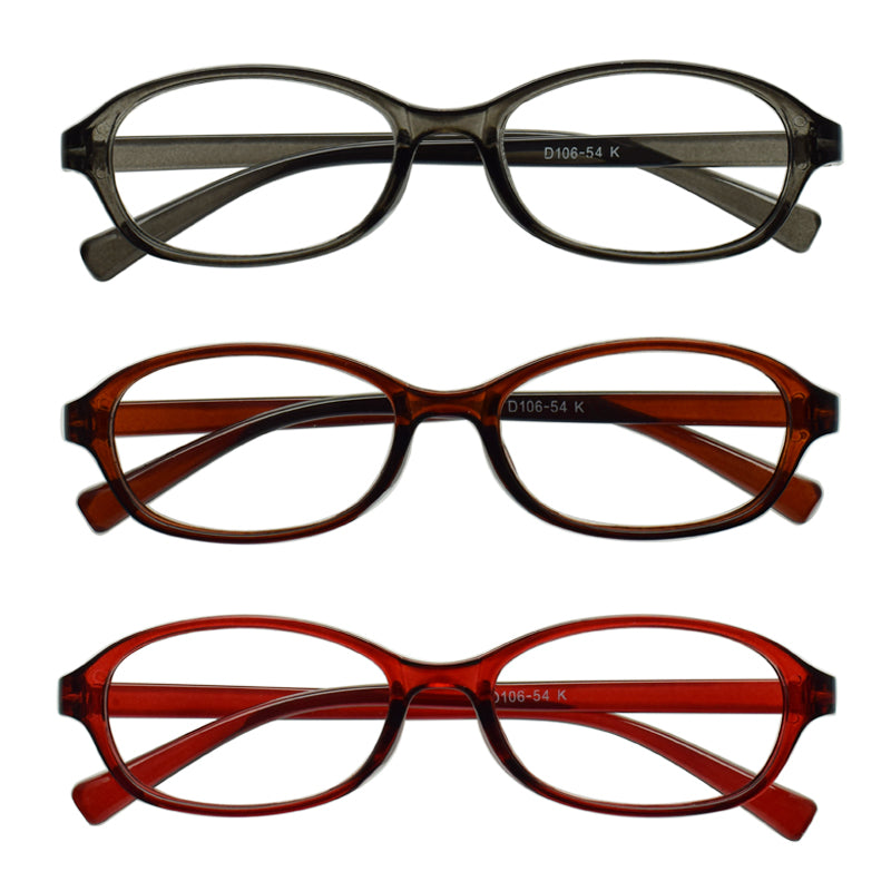 Reading Glasses (Oval, +3.5 Diopter)