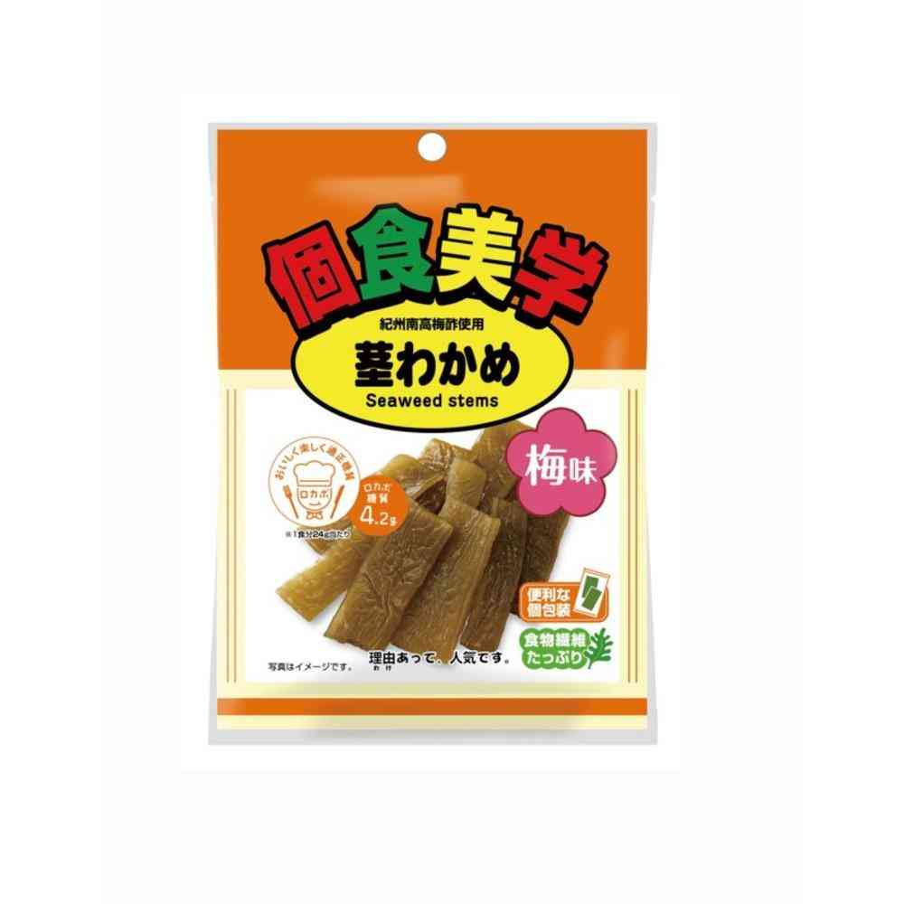 Soken Individual Snack Aesthetics Stem Wakame Plum Flavor 24g