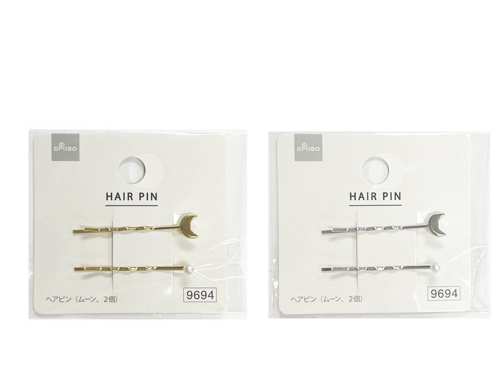 Hair Pins (Moon, Set of 2)