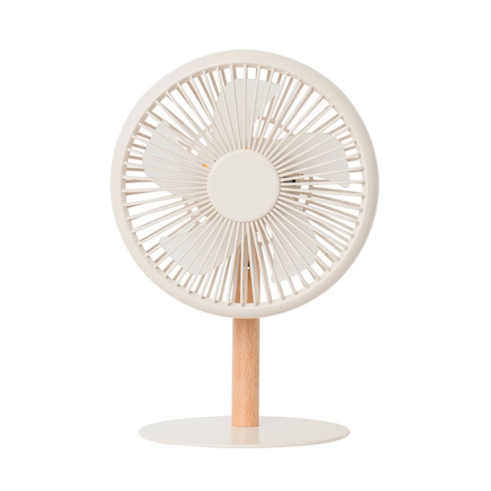 Mini Living Fan with LED Light Off White PBAF003-OW