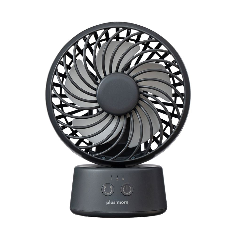 Mini Desk Fan with Oscillation Function Dark Gray PBAF005-DG