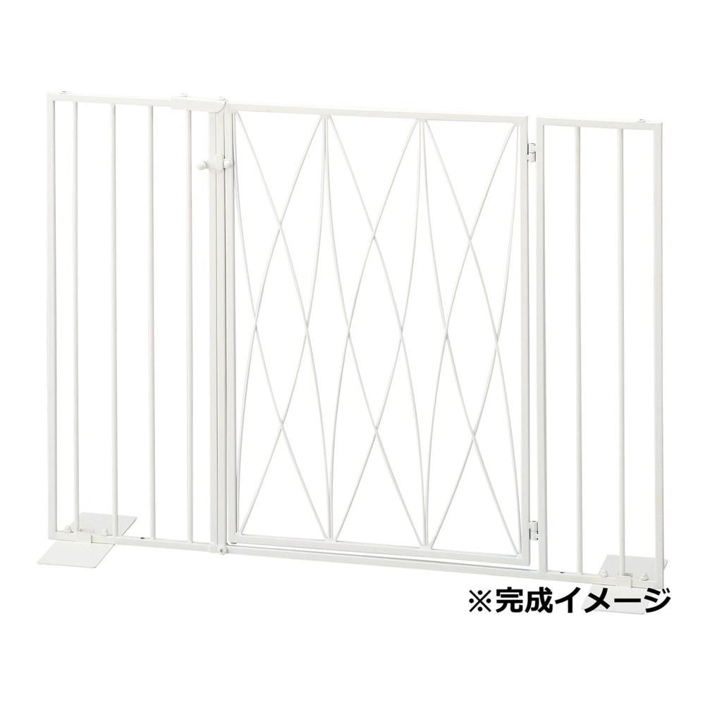 Pet Gate Oval Door Type Milk S23-0649